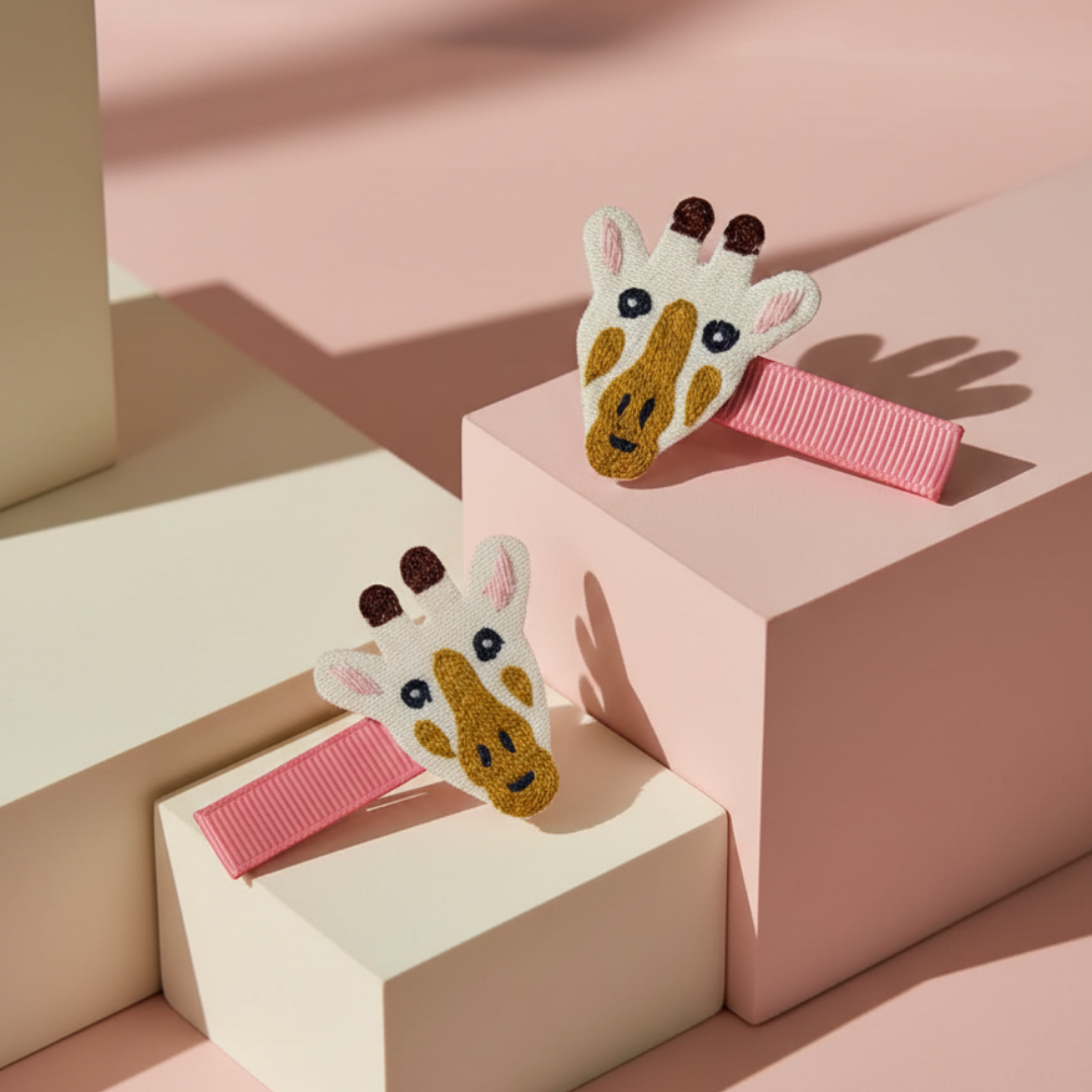 Cute Giraffe Hair Clip