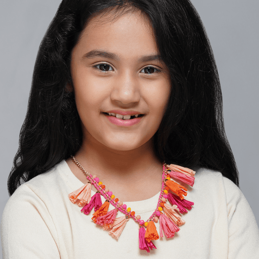 Fiesta Tassel Cascade Necklace