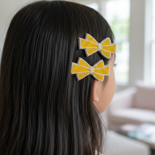 Sunshine Bow Clips