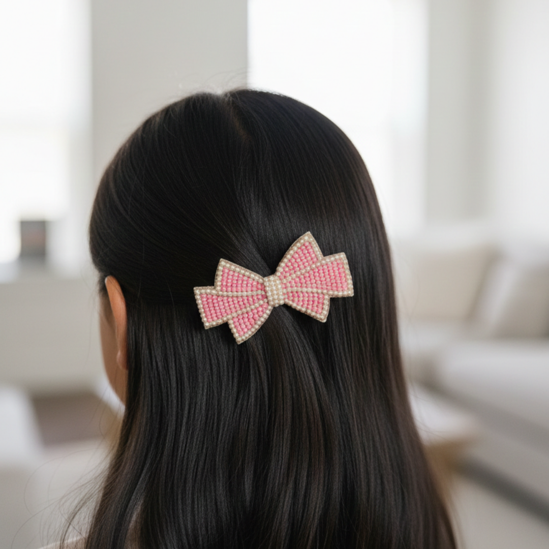 Pinki Bow Clips