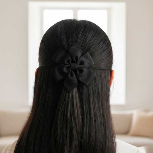 Midnight Bloom Bow