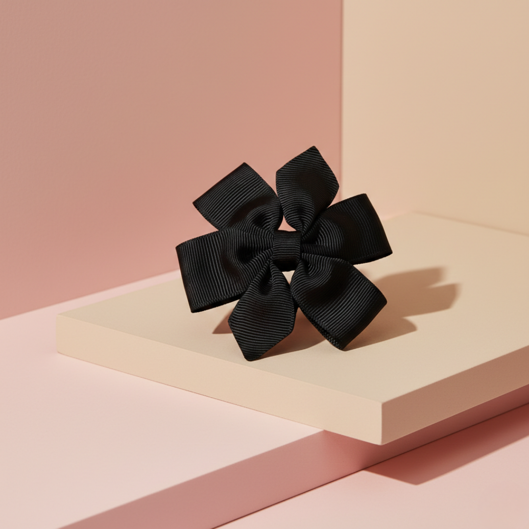 Midnight Bloom Bow