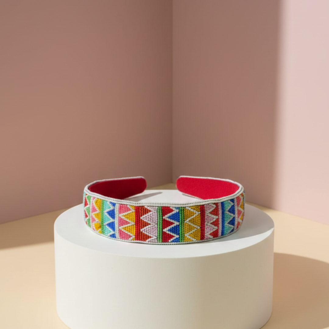 Boho Chic Beaded Headband