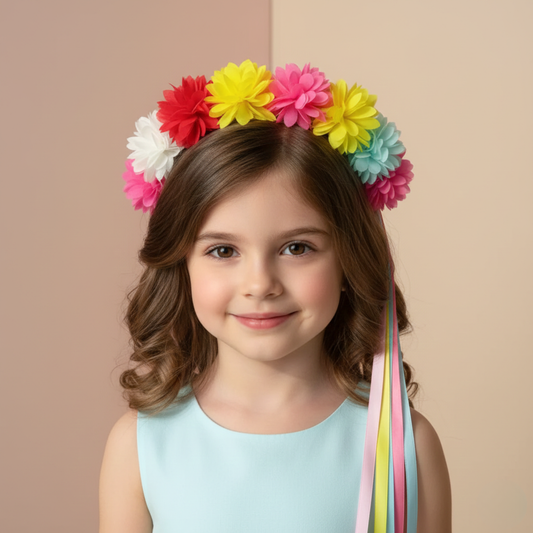 Rainbow Bloom Headband