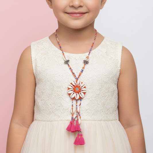 Beachcomber Shell Tassel Necklace