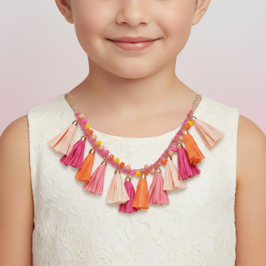 Fiesta Tassel Cascade Necklace