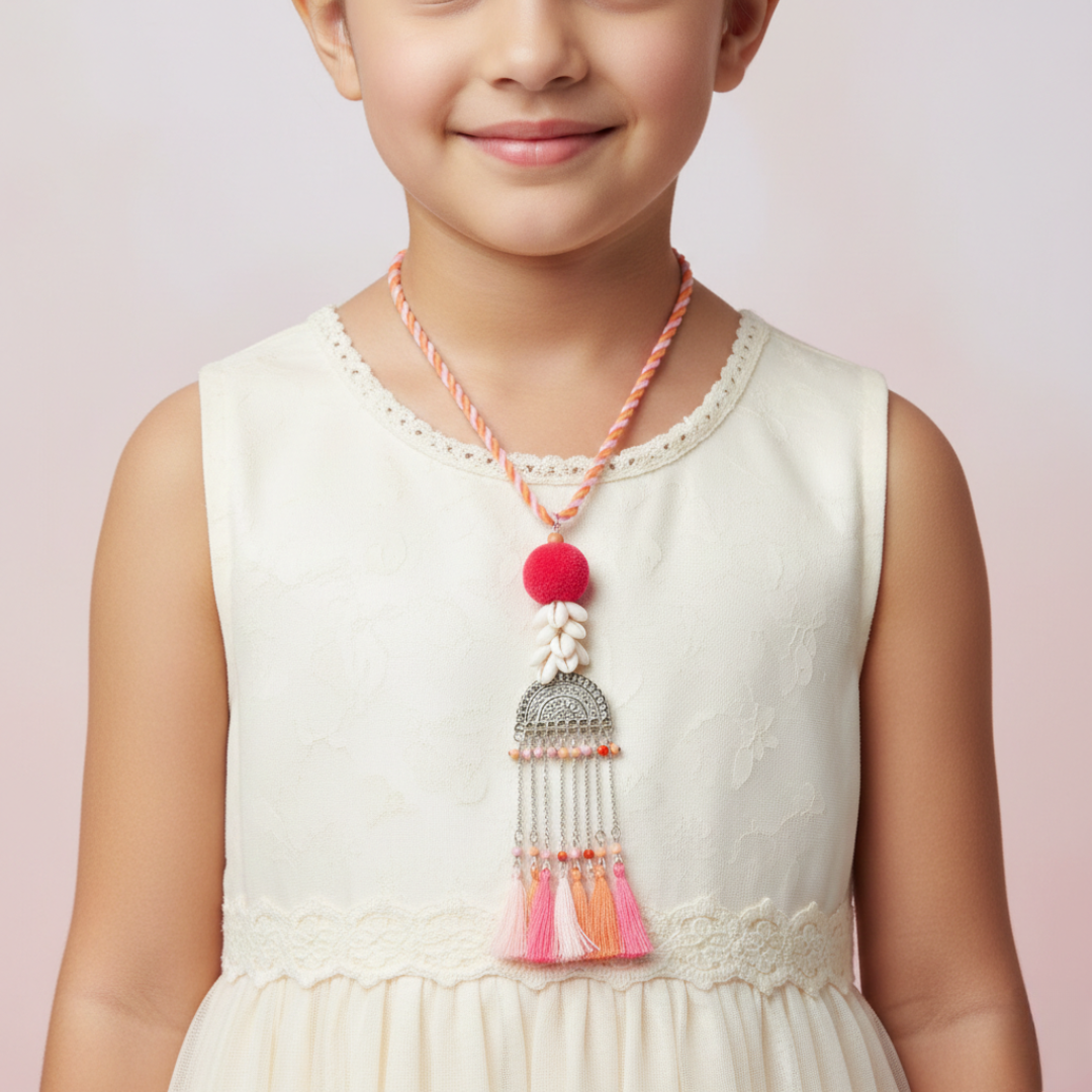 The Shell Pom Necklace