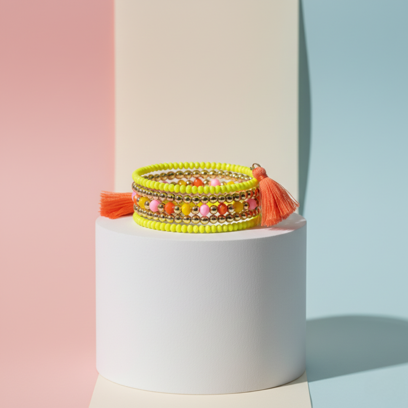 Sunny Spirit Beaded Bracelet