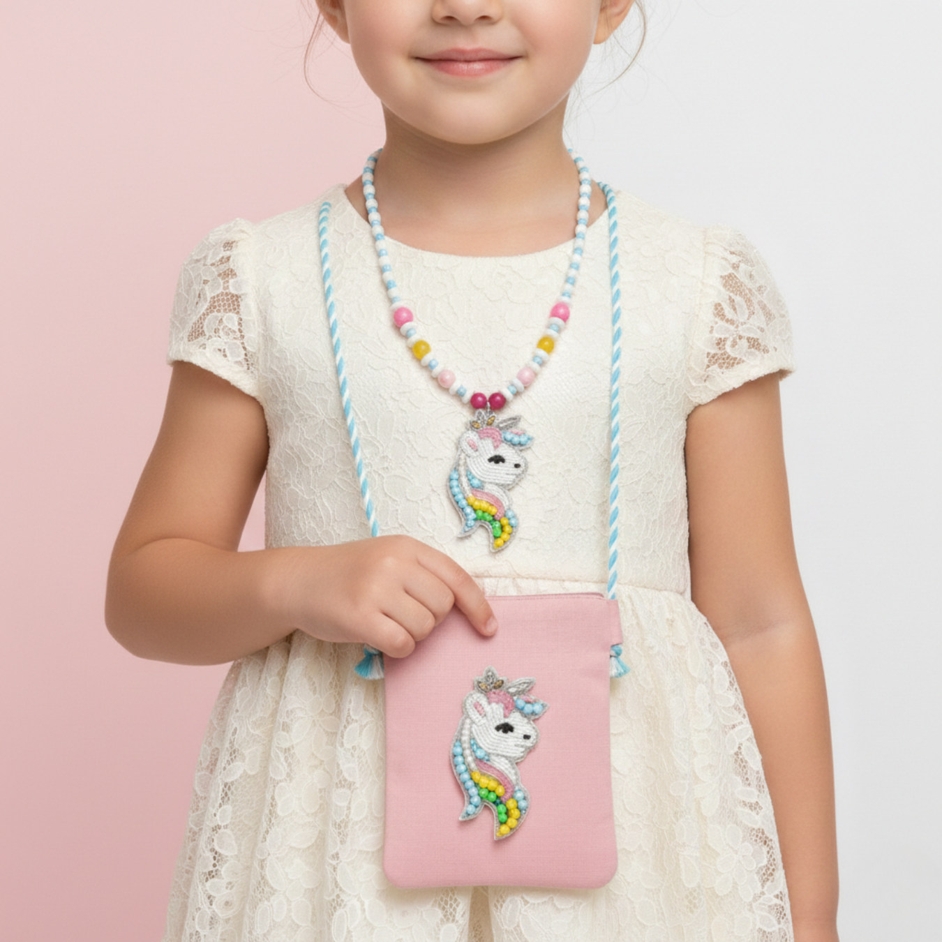 Unicorn Pendant With Bag