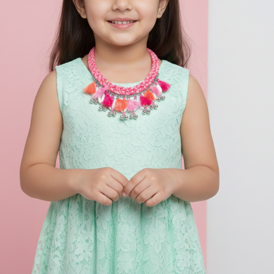 Bohemian Tassel and Bead Necklace