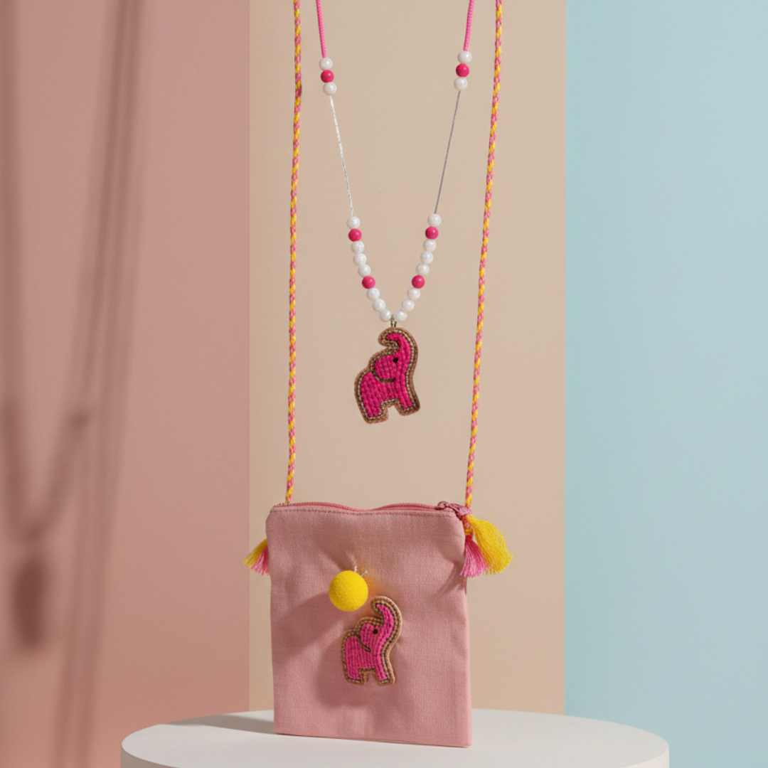 Trunky's Treasure Necklace With Bag