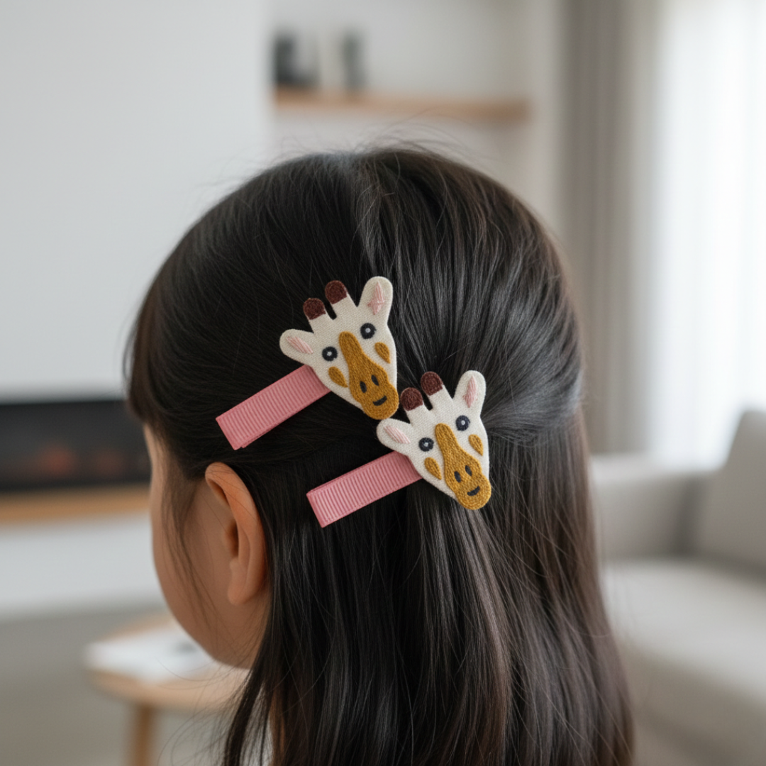 Cute Giraffe Hair Clip