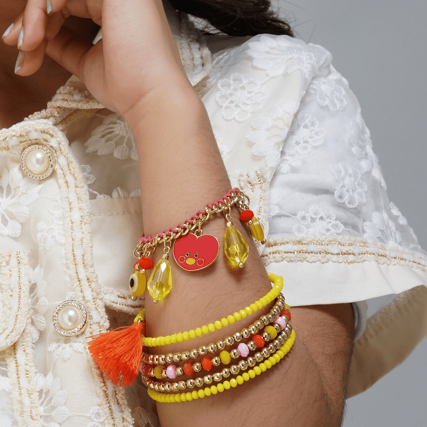Sunny Spirit Beaded Bracelet