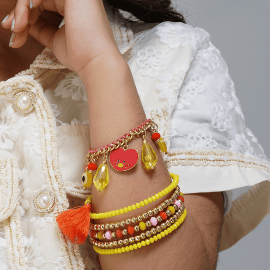 Sunny Spirit Beaded Bracelet