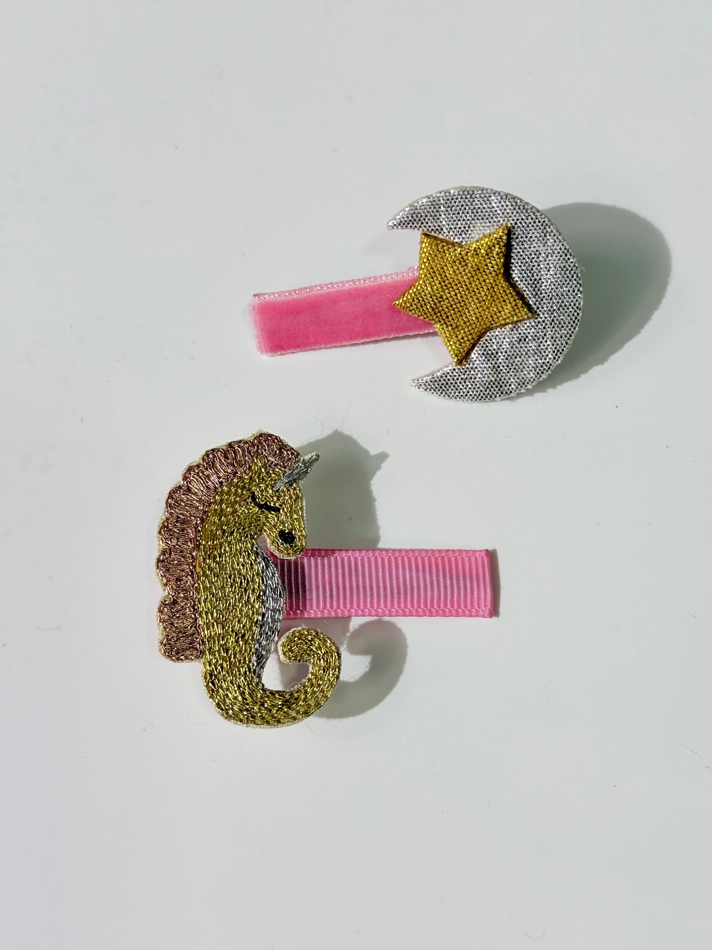 Moon & Seahorse Clips
