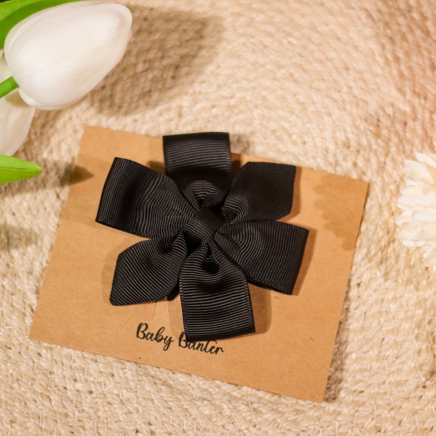 Midnight Bloom Bow